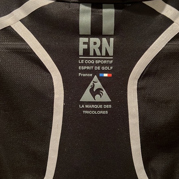 Le Coq Sportif black golf shirt - Picture 8 of 9